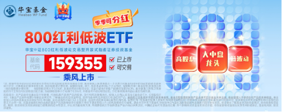 首秀开门红!800红利低波ETF(159355)涨近1%,10年期国债收益率步入“1时代”,红利风又起