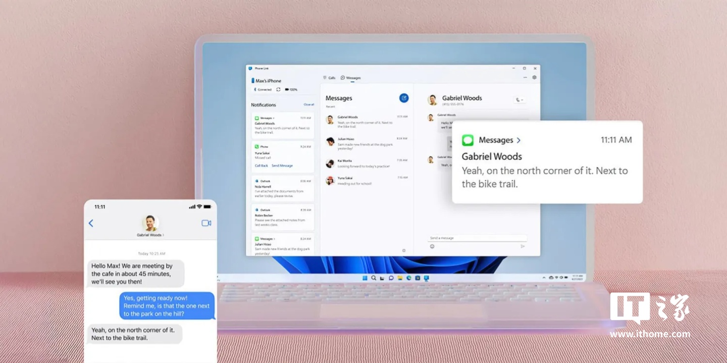 微软测试新功能:iPhone 与 Windows PC 轻松共享文件