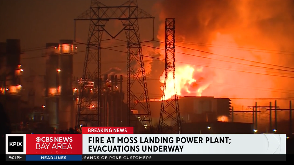 加州又起大火:事发全球最大储能电厂,有数万块电池,马斯克急辟谣