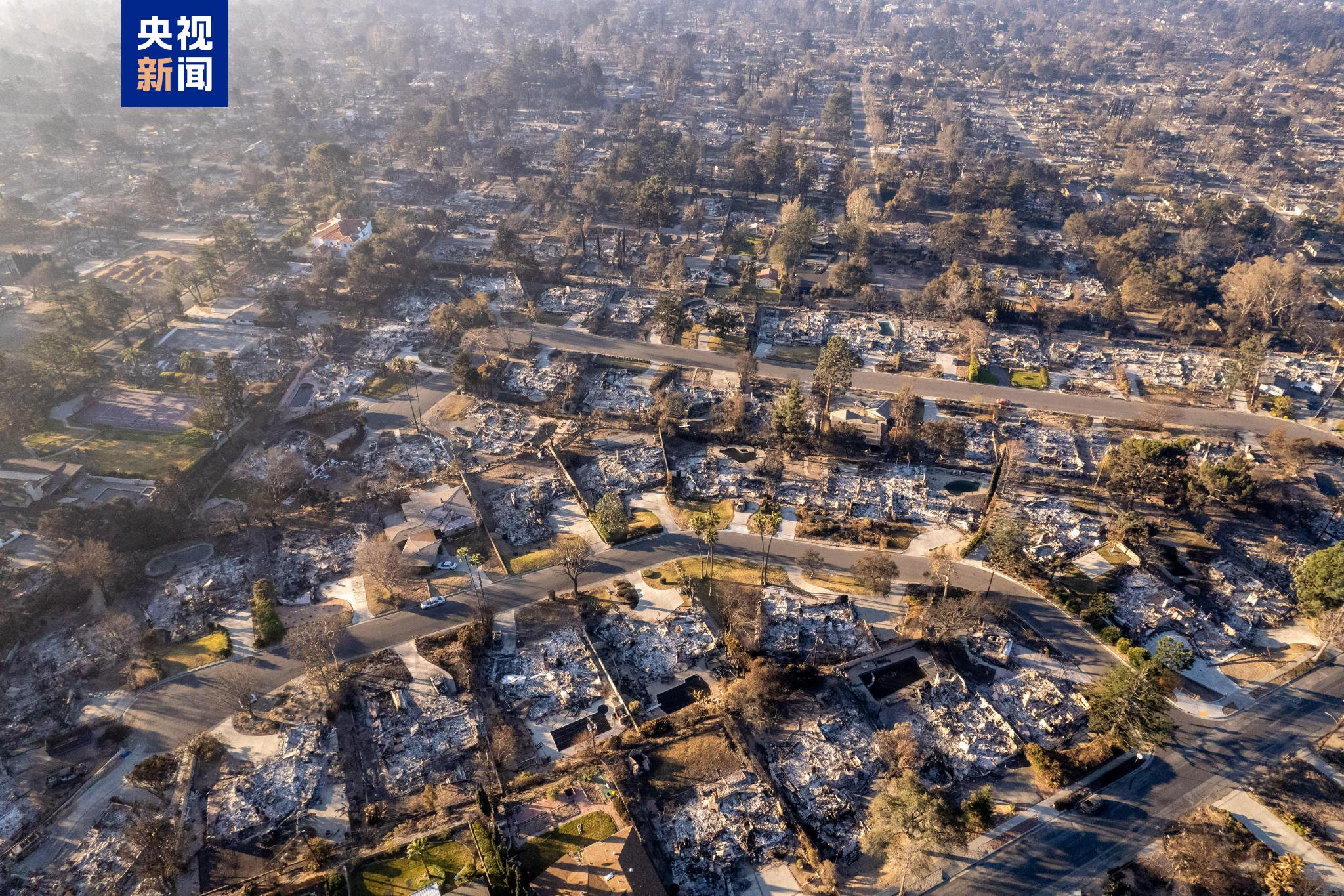 关联电缆故障?美媒曝洛杉矶“伊顿”山火可能起火点