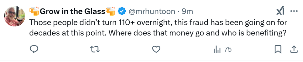 史上最大欺诈?马斯克:美国社保号数与实际公民数相差6000万!最高龄“领取人”超360岁!