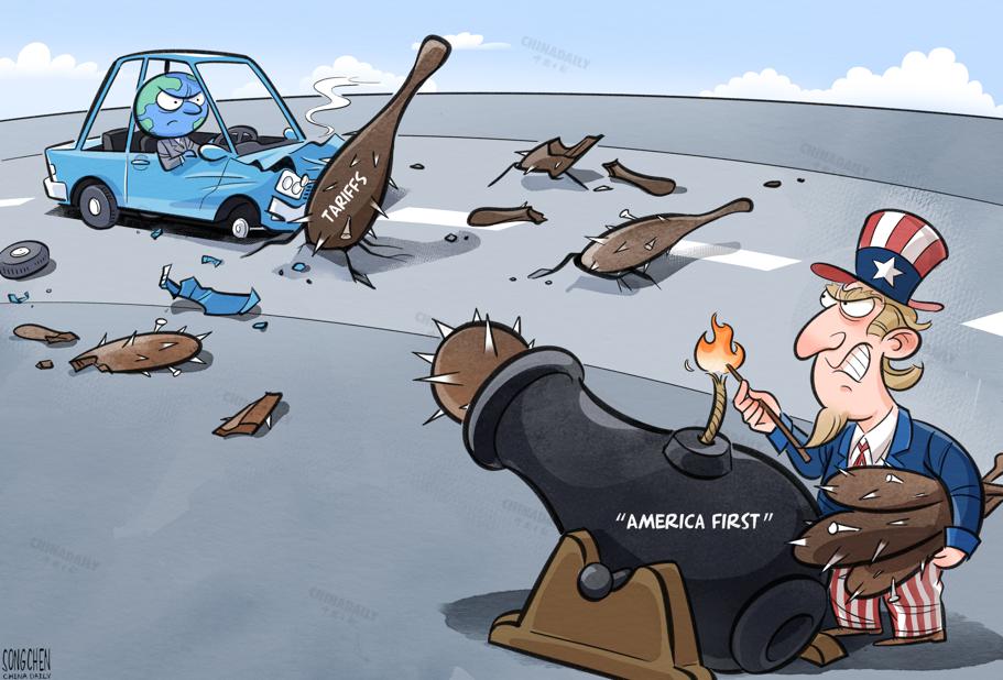 外媒:美国关税举措恐引发连锁反应 全球贸易与美国企业家庭共承压