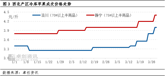 卓创资讯:清明节市场需求良好 产地苹果价格上涨