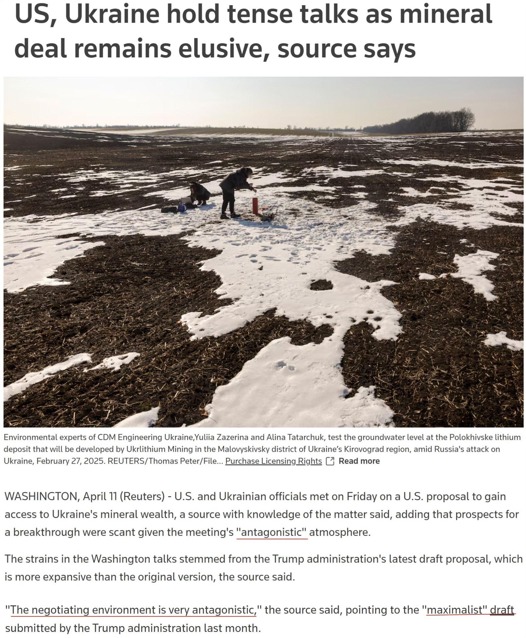 除了矿 他又盯上了乌克兰的……