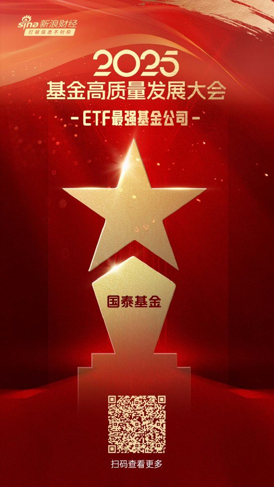 2025公募基金荣誉榜:国泰基金获得最佳基金投顾机构、最佳投资者教育基金公司等5项大奖