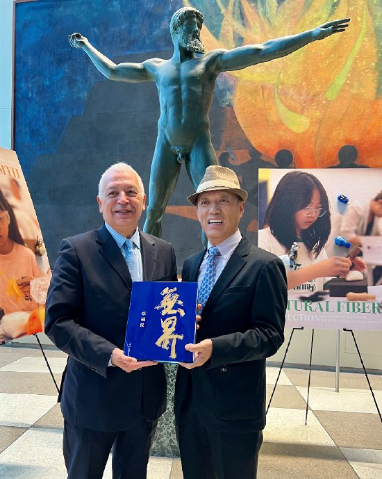 卓福民巨作《无垠》闪耀联合国总部,献礼《联合国宪章》签署80周年