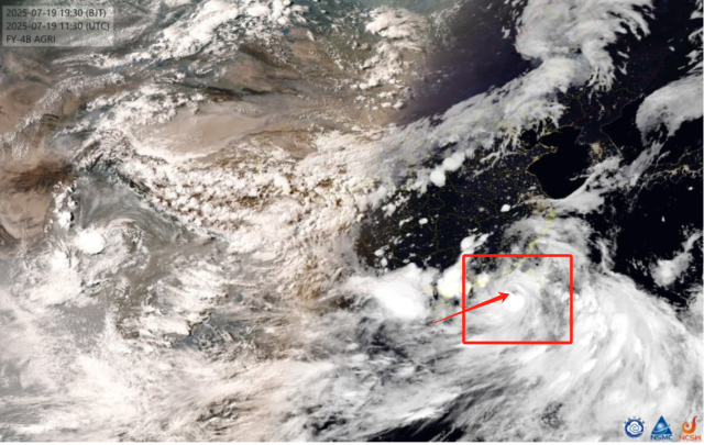 台风眼已开，卫星云图视角看“韦帕”究竟有多强