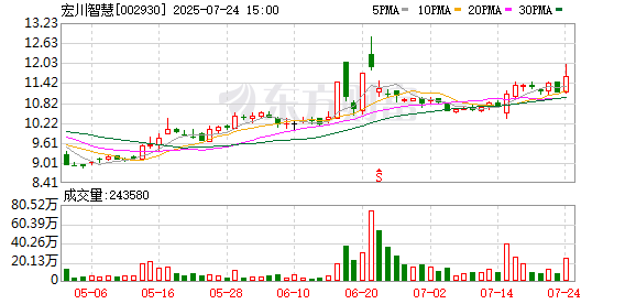 宏川智慧调整2024年股票期权行权价至15.78元