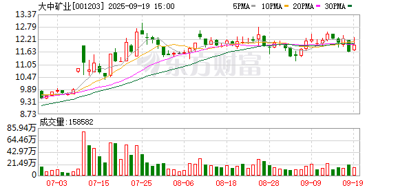 大中矿业：目前公司拥有铁矿、锂矿两大主要业务产线
