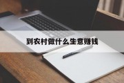 在农村做什么生意赚钱_农村做什么生意赚钱投资不大 在农村做什么生意赚钱_农村做什么生意赚钱投资不大