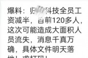 明星芯片公司全员工资减半? 合伙人回应来了 明星芯片公司全员工资减半? 合伙人回应来了