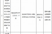 大家财险榆林中心支公被罚8万元:违法给予投保人保险合同约定以外的利益 大家财险榆林中心支公被罚8万元:违法给予投保人保险合同约定以外的利益
