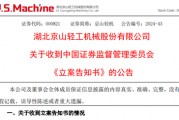 这家A股公司,被证监会立案!最新回应:不影响核心业务正常运转 这家A股公司,被证监会立案!最新回应:不影响核心业务正常运转