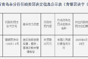 海尔消金被罚25万元:违反信用信息采集、提供、查询及相关管理规定 海尔消金被罚25万元:违反信用信息采集、提供、查询及相关管理规定