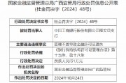 工商银行隆安县支行被罚：因管理不善导致金融许可证遗失