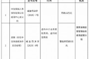 中信保诚人寿威海中心支公司被罚23万元:虚构中介业务套取费用、虚列经营费用 中信保诚人寿威海中心支公司被罚23万元:虚构中介业务套取费用、虚列经营费用